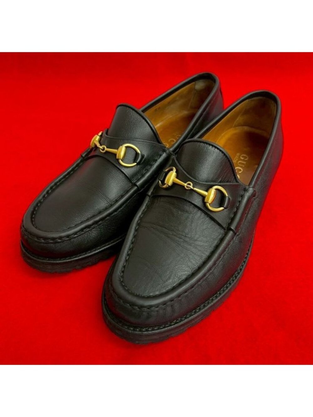 Gucci Horsebit Hardware Leather Loafers 36 Size - Picture 2 of 6